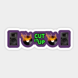 Cut It Up Sticker